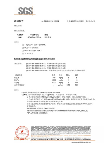 SGS测试报告